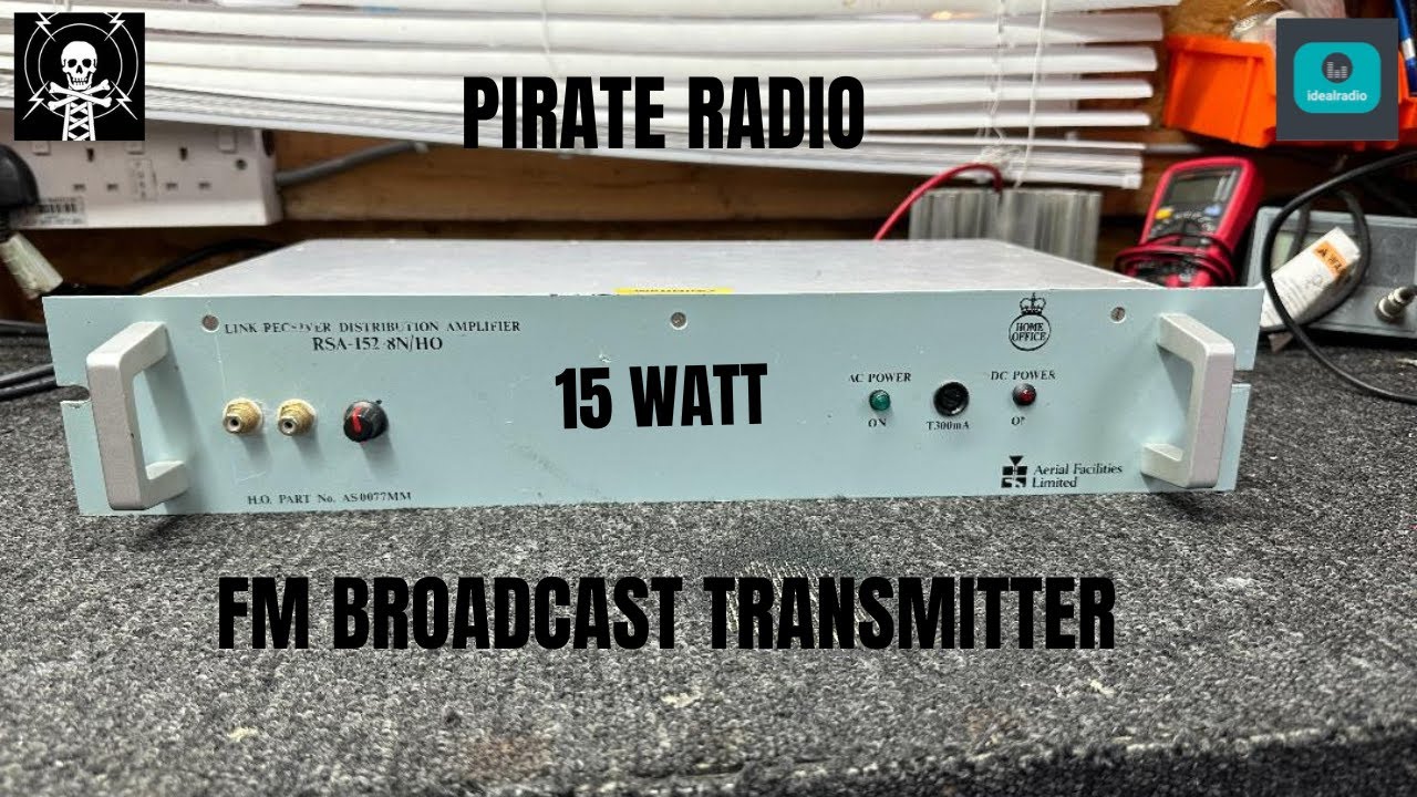 Pirate radio FM transmitter Test