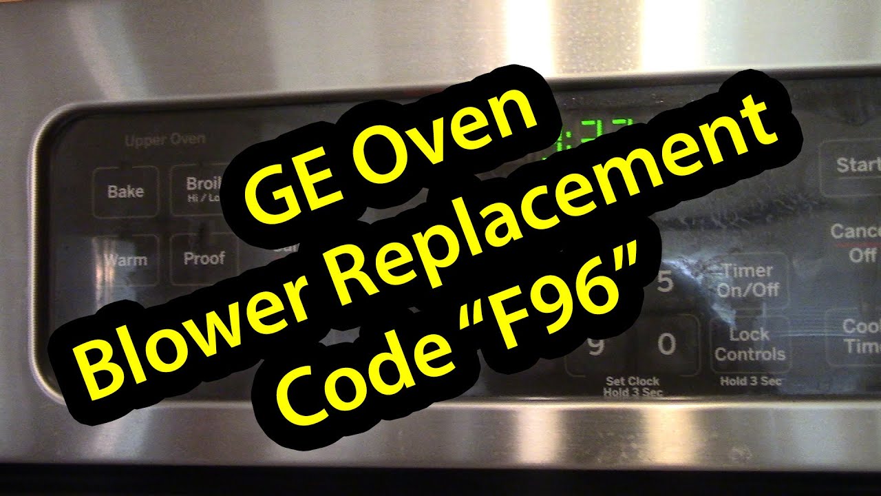 GE Oven Fan Blower Replacement - Code 