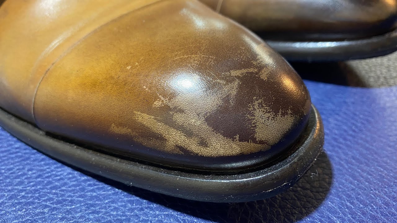 How to Fix Scratches on Leather Shoes. Monk Strap Doucal’s