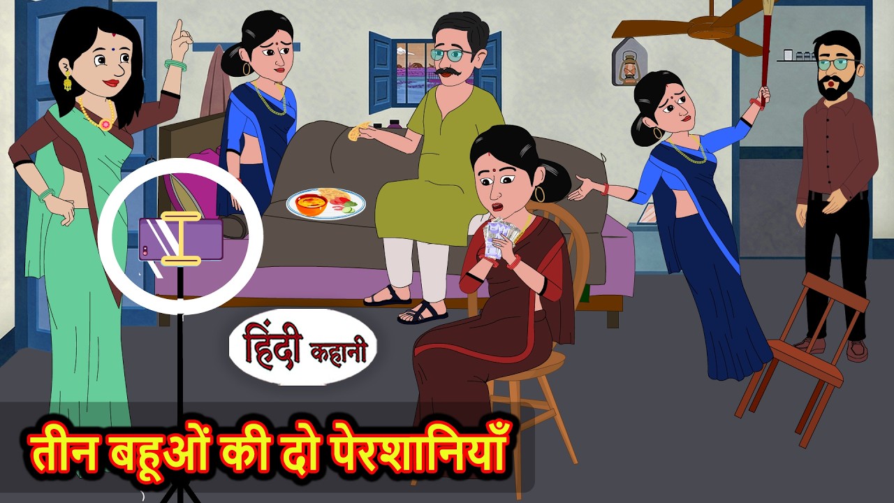 तीन बहूओं की दो पेरशानियाँ | Kahani | Hindi Story | Stories in Hindi | Hindi Kahaniya | Funny Comedy