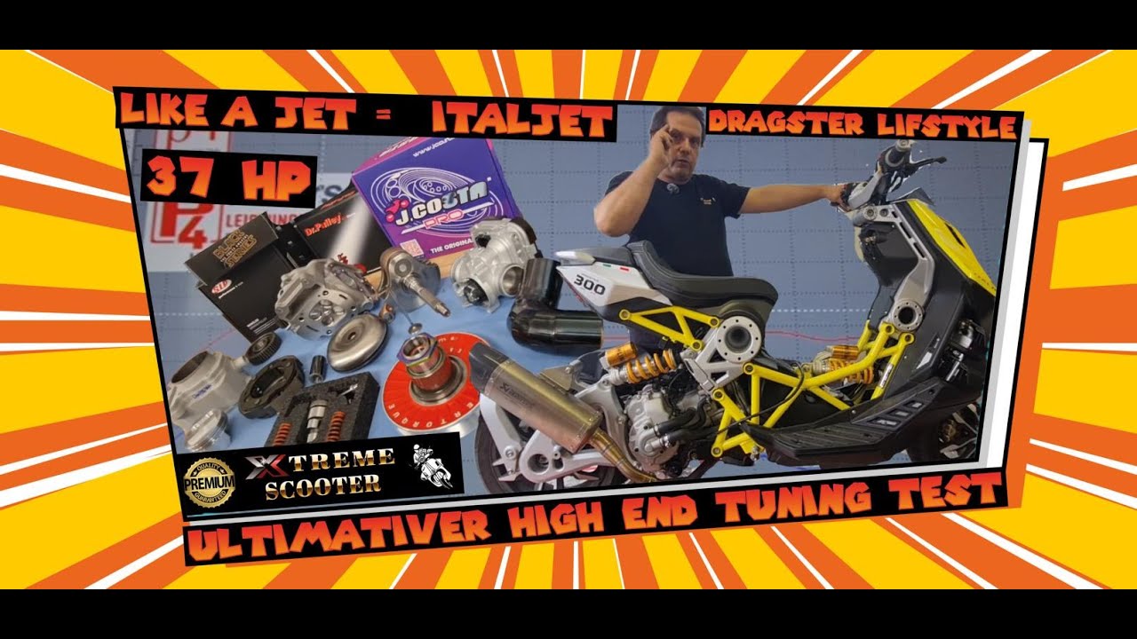 Italjet New Dragster 300 - High End Tuning - Dyno Prüfstand Test