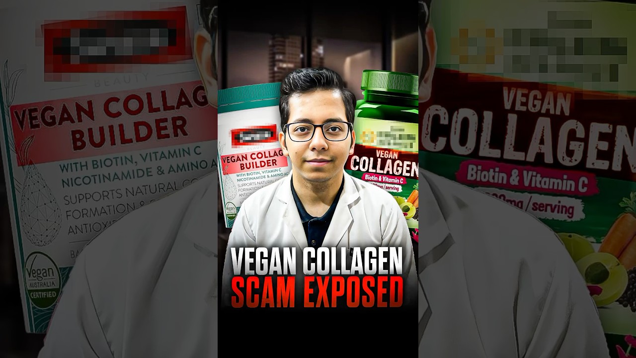 Vegan Collagen Scam Exposed | Dt.Bhawesh | #diettubeindia #dietitian #shorts