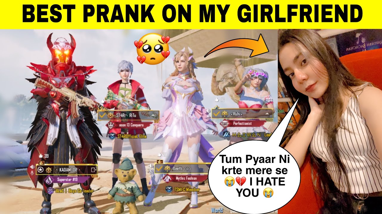 Finally Prank On My Girlfriend😂Girlfriend Revealed🥰She Got Emotional After See Girls Flirt With Me