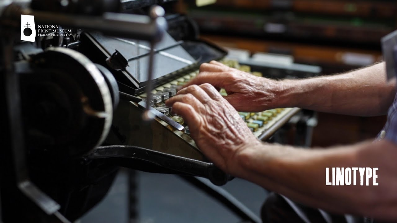 Introduction to Linotype with Harry Havelin at the National Print Museum, Ireland