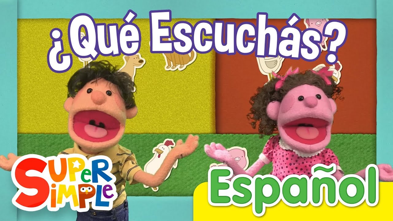 ¿Qué Escuchás? | Canciones infantiles | Super Simple Español