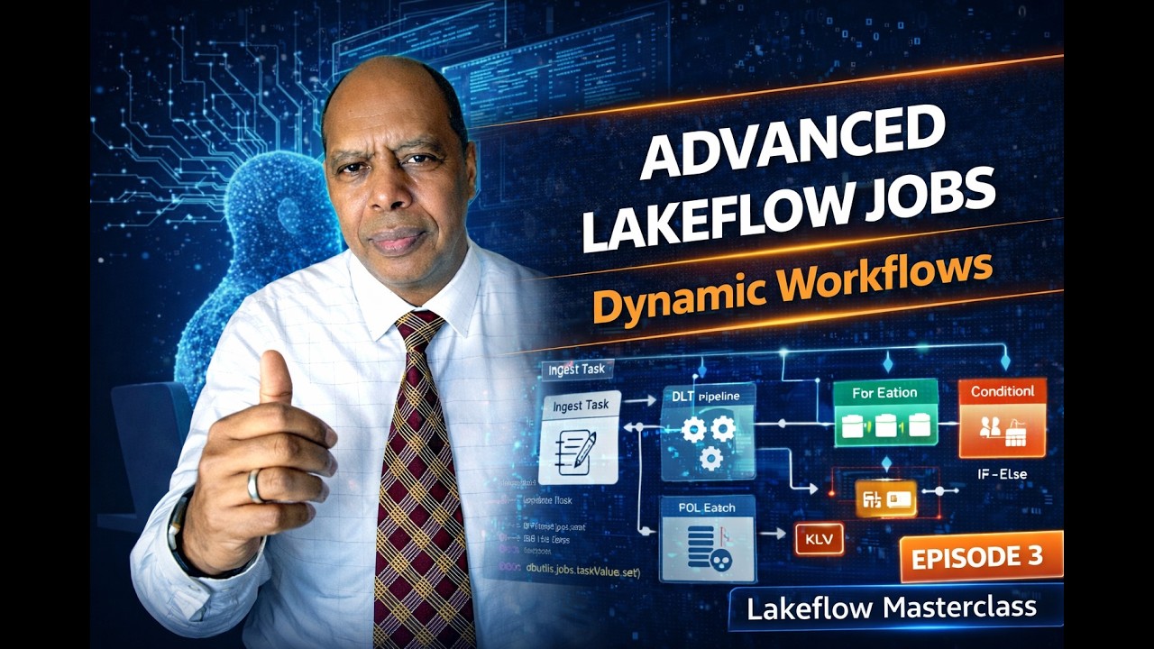 Advanced Databricks Lakeflow Jobs | Dynamic Workflows, Loops & Task Values (Episode 3)
