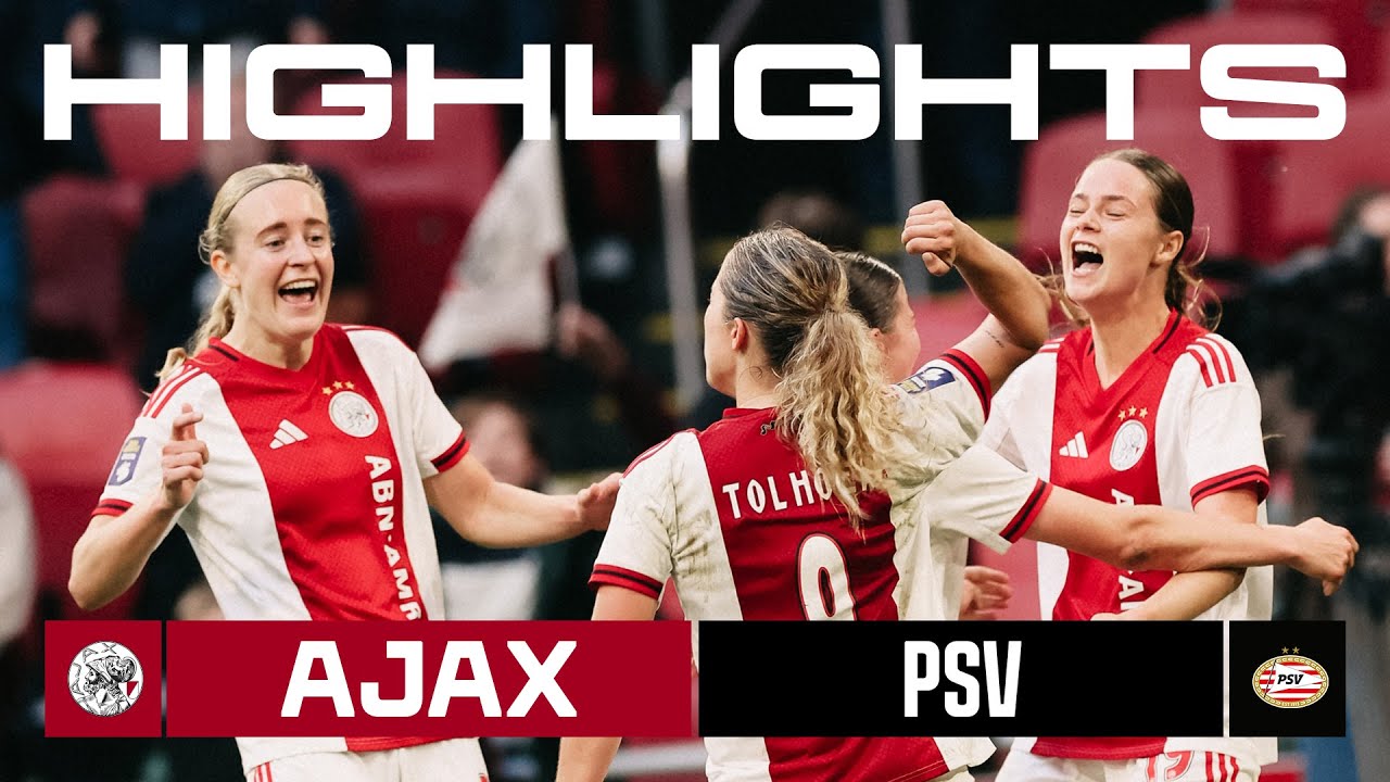 Last minute winner in the Johan Cruijff ArenA 😍 | Highlights Ajax Vrouwen - PSV | Vrouwen Eredivisie