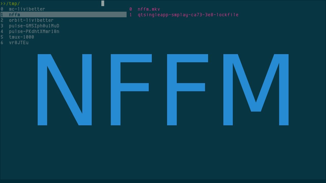 NFFM, Nothing Fancy File Manager