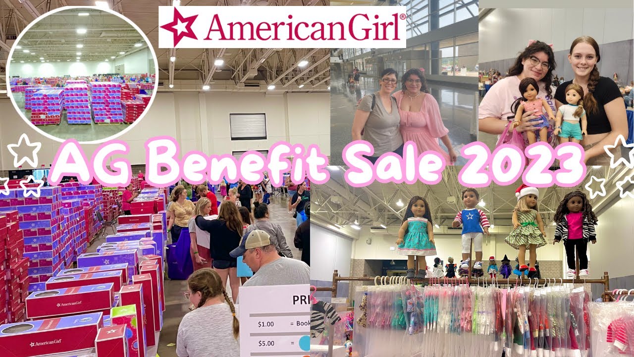 American Girl Benefit Sale 2023 Vlog +Vendors !💗