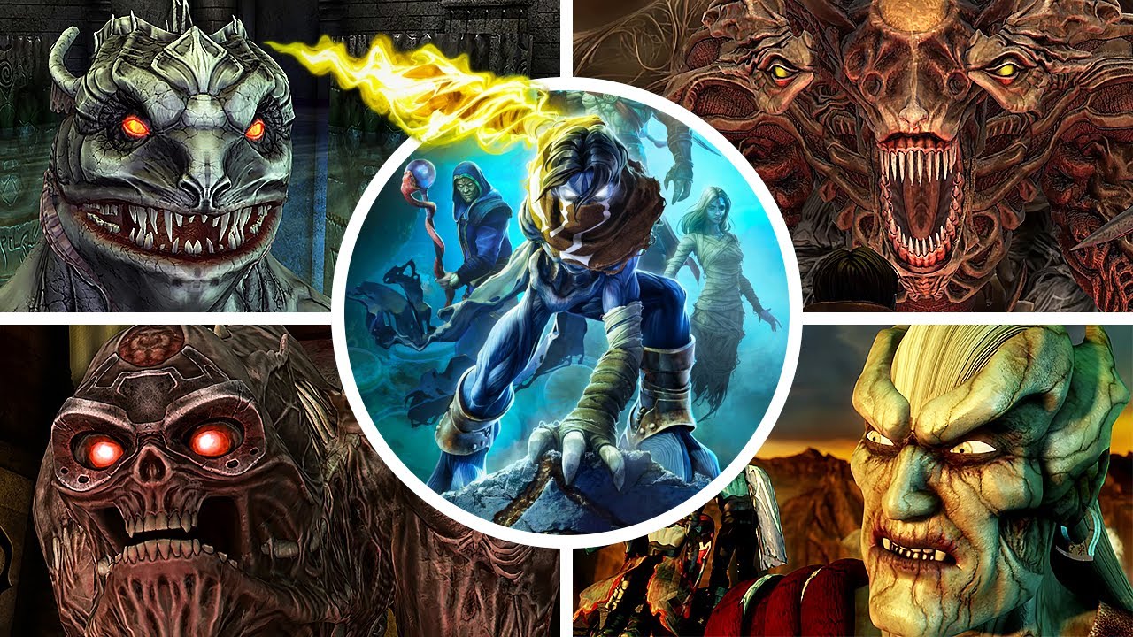 Legacy of Kain Soul Reaver 1 & 2 Remastered - All Bosses & Endings