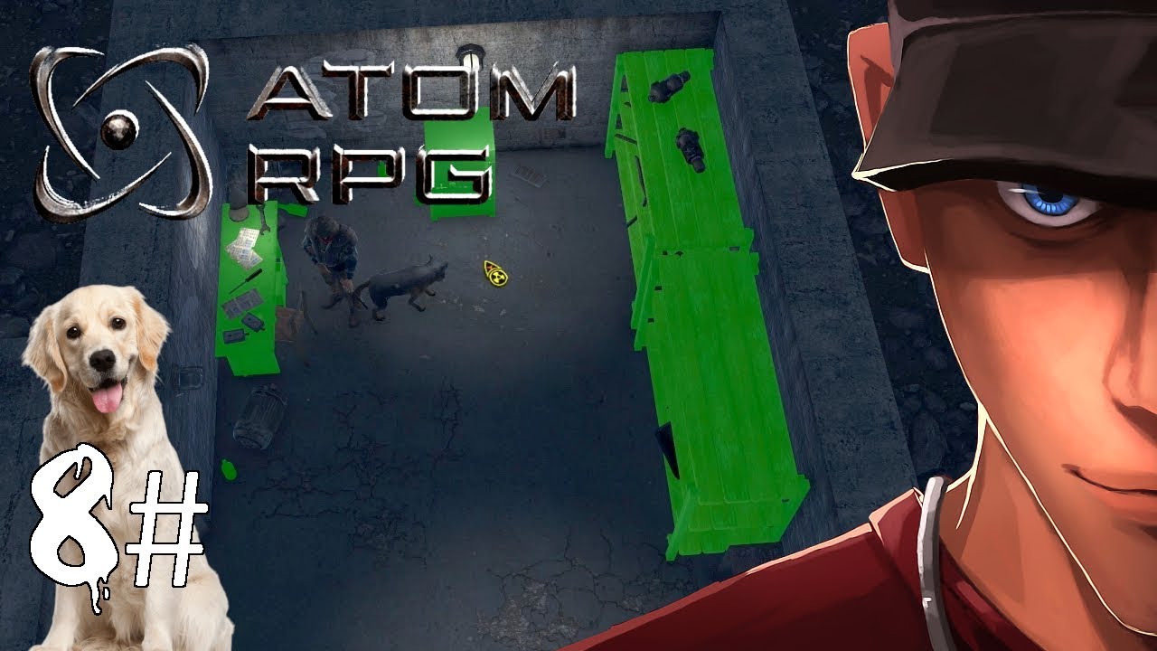 ATOM RPG Part 8 FOUND A DOG! - Factory Prisoner and his secret Stash | Let's Play ATOM RPG Gameplay