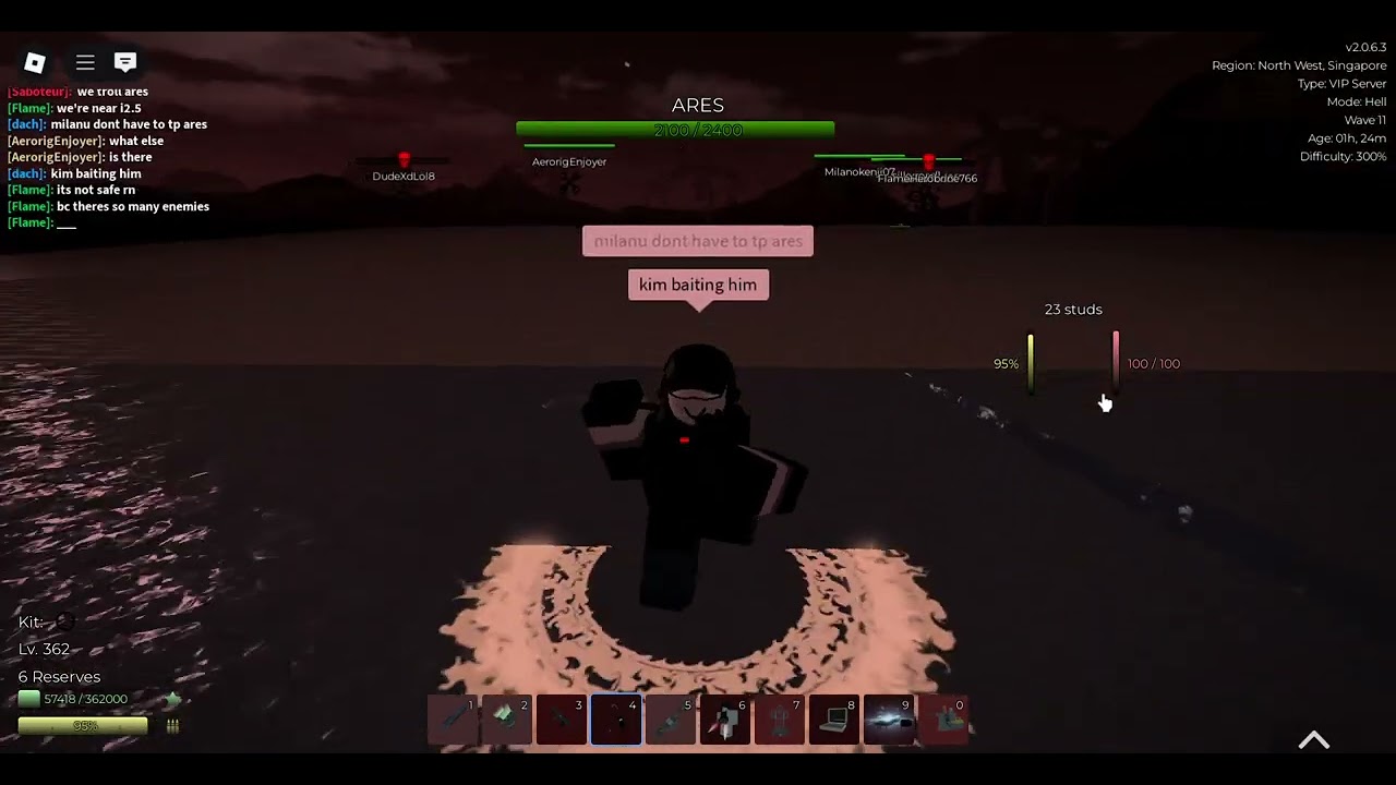 old archi win but we carry my friend to his 1st hell win