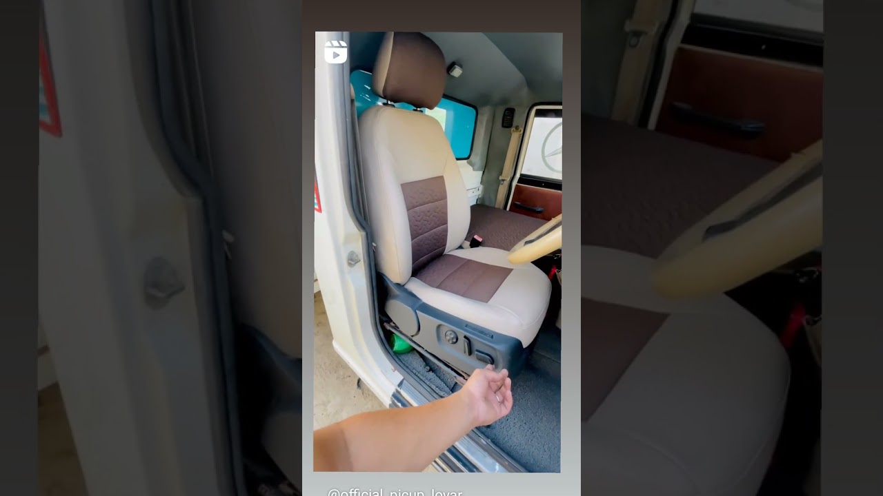 Bolero pick up driver seat modify