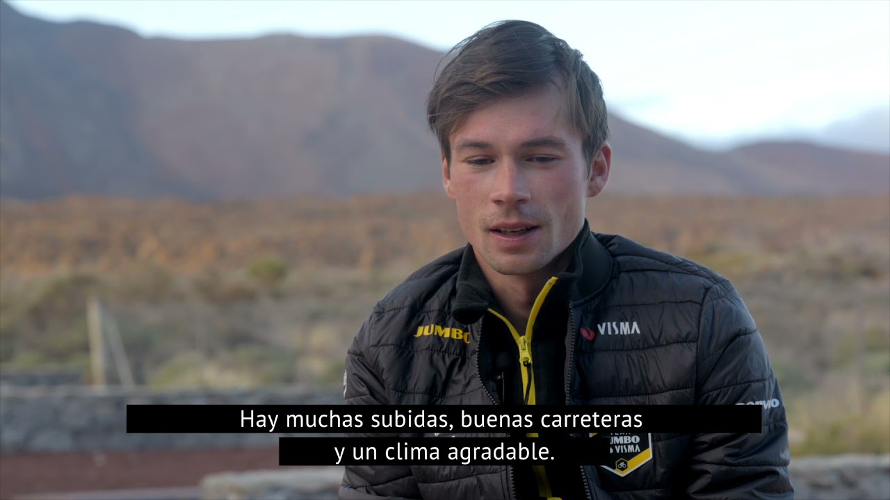 Primoz Roglic - El mejor ciclista del mundo del 2020 sobre las Islas Canarias