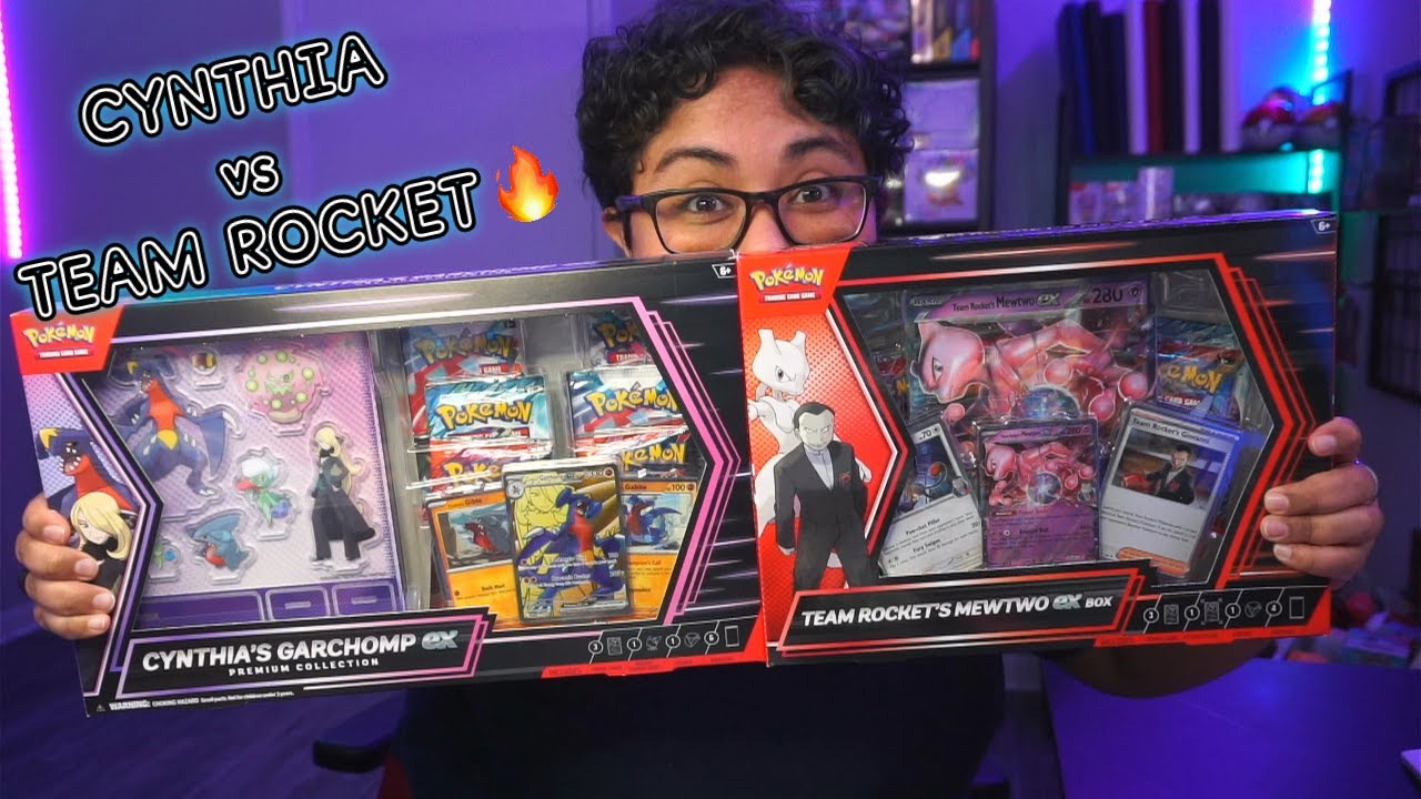 Pokemon Battle: Cynthia vs Team Rocket - Which Box Has Better Pulls?!