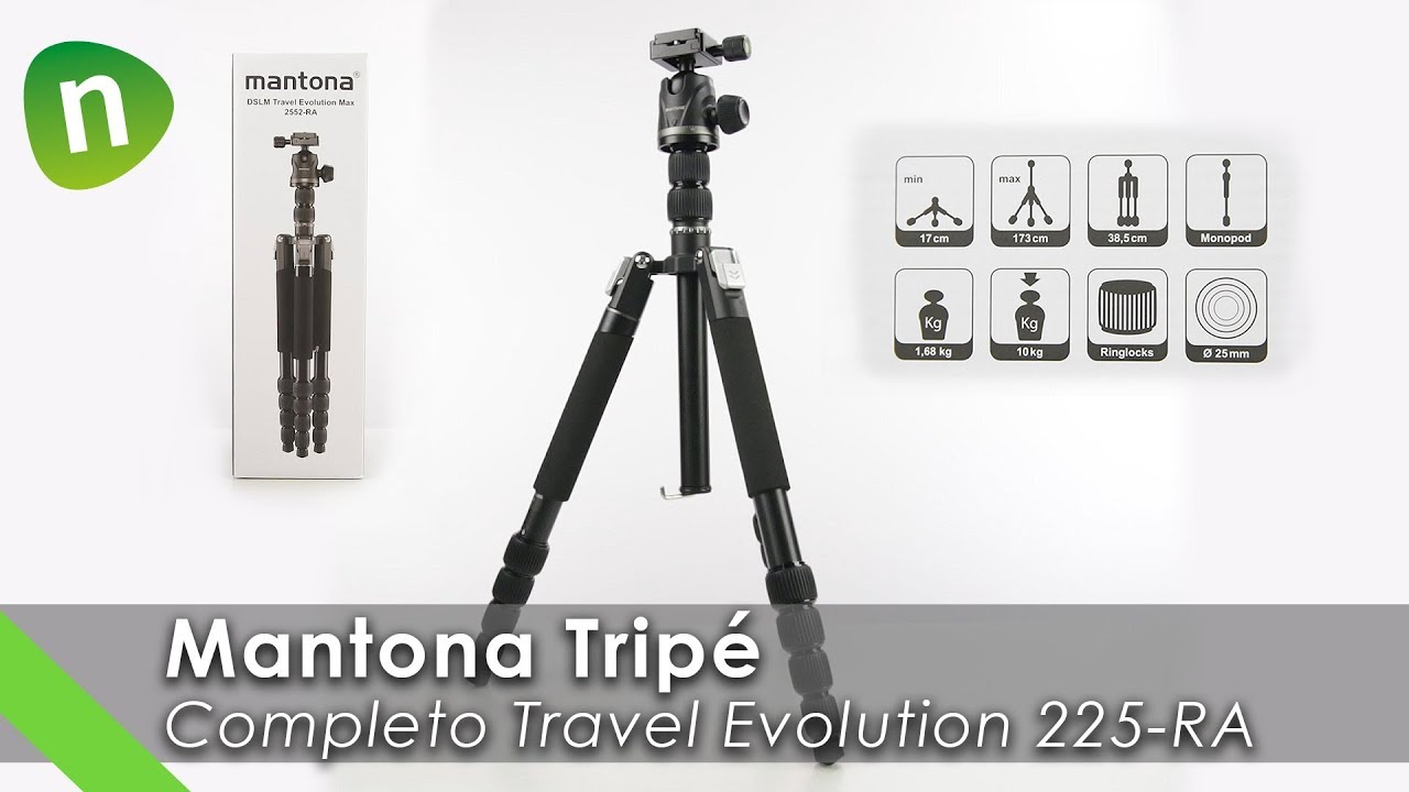 UNBOXING - Mantona Tripé Completo Travel Evolution 225-RA