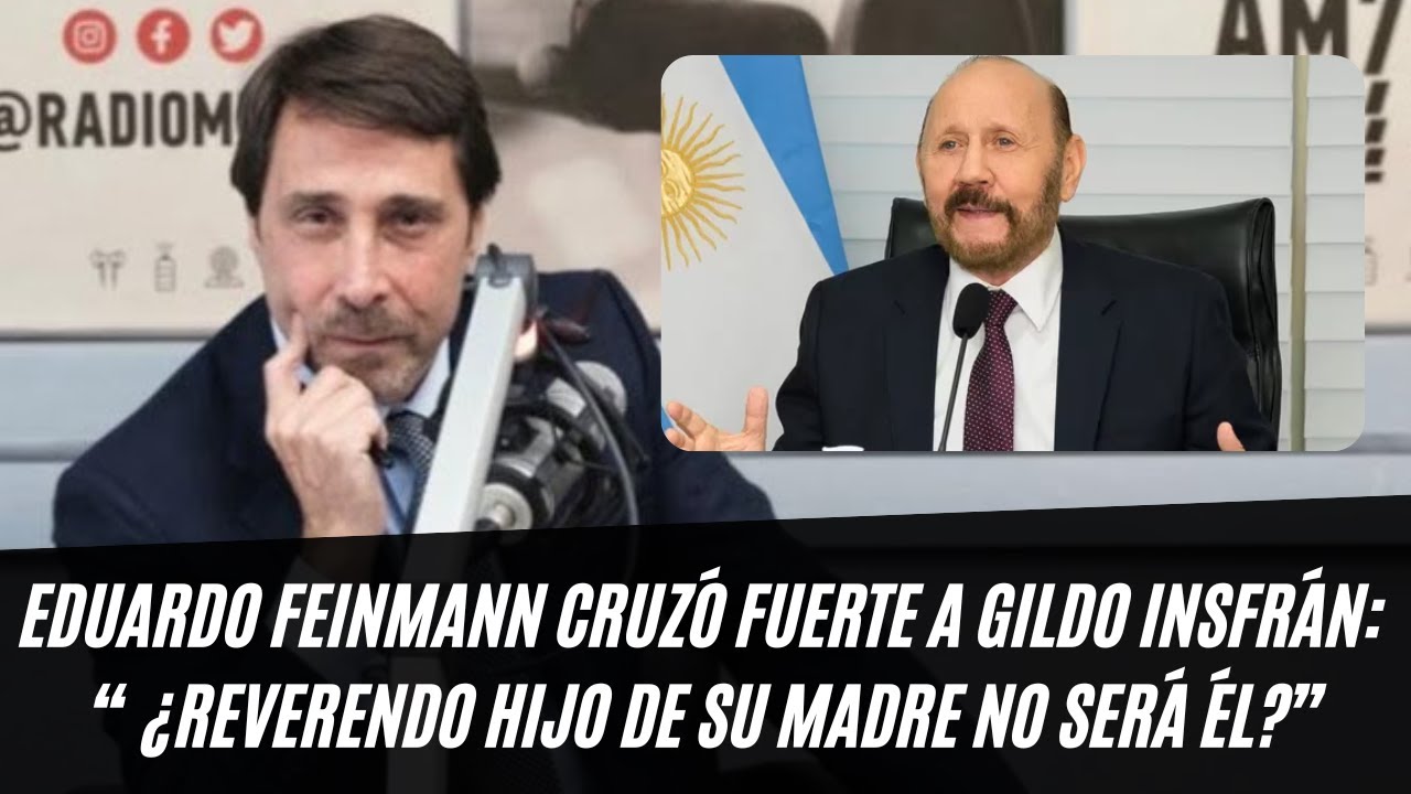 Gildo Insfrán insultó a los porteños y Feinmann lo cruzó: “¿Reverendo hijo de su madre no será él?”