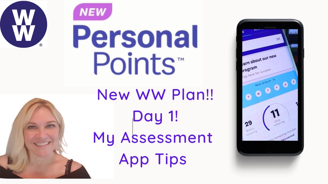 NEW WW PERSONAL POINTS PLAN | MY PERSONAL POINTS ASSESSMENT | APP TIPS AS WE ALL LEARN TOGETHER