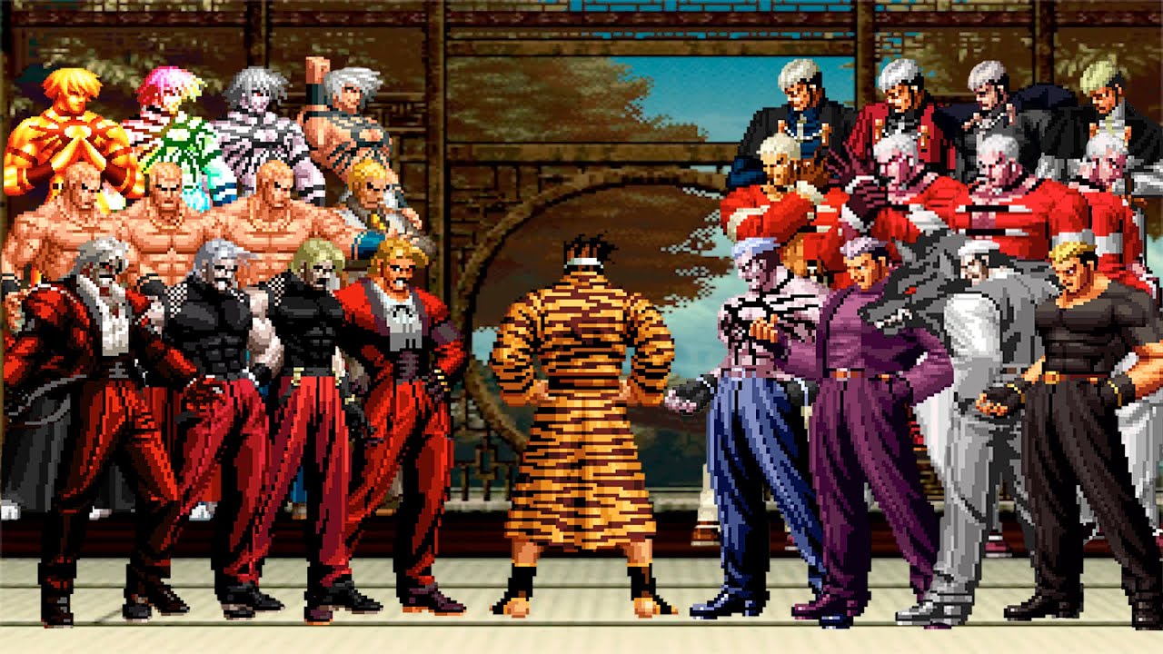Supreme Joe Vs Super Kof Bosses Team Mugen