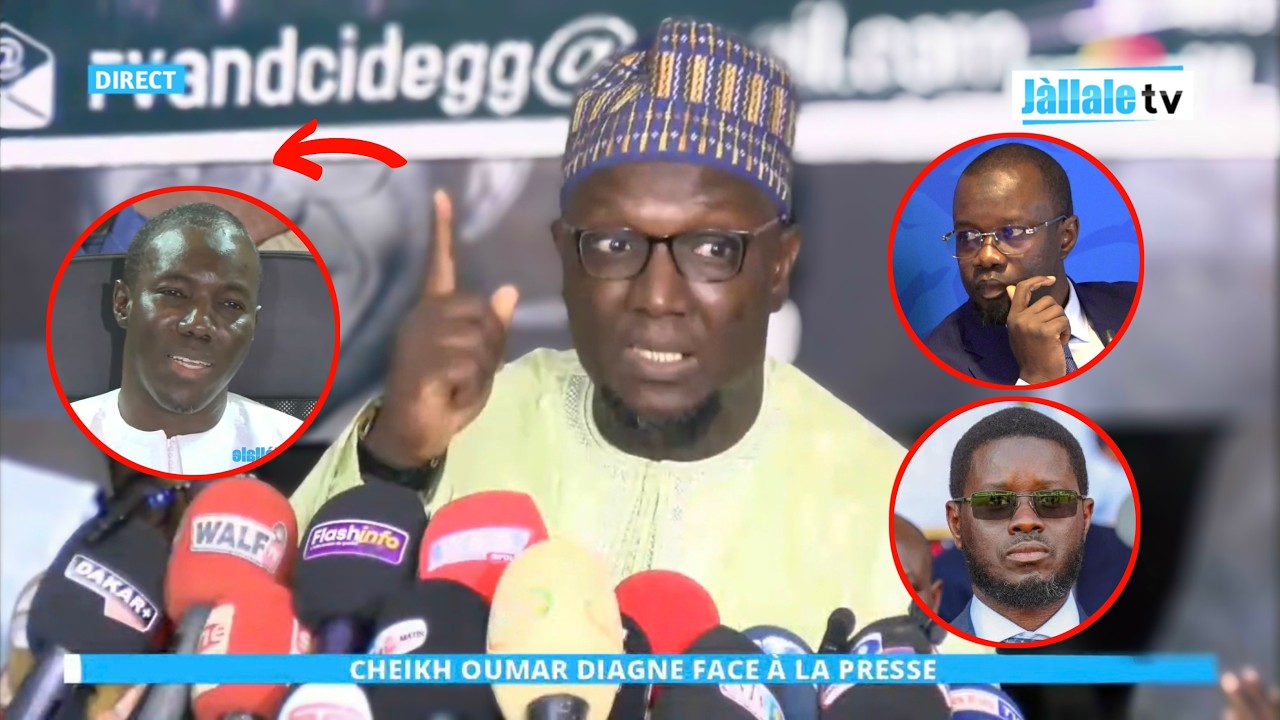 🔴 Direct • Après sa sortie de prison, Cheikh Oumar Diagne face à la presse