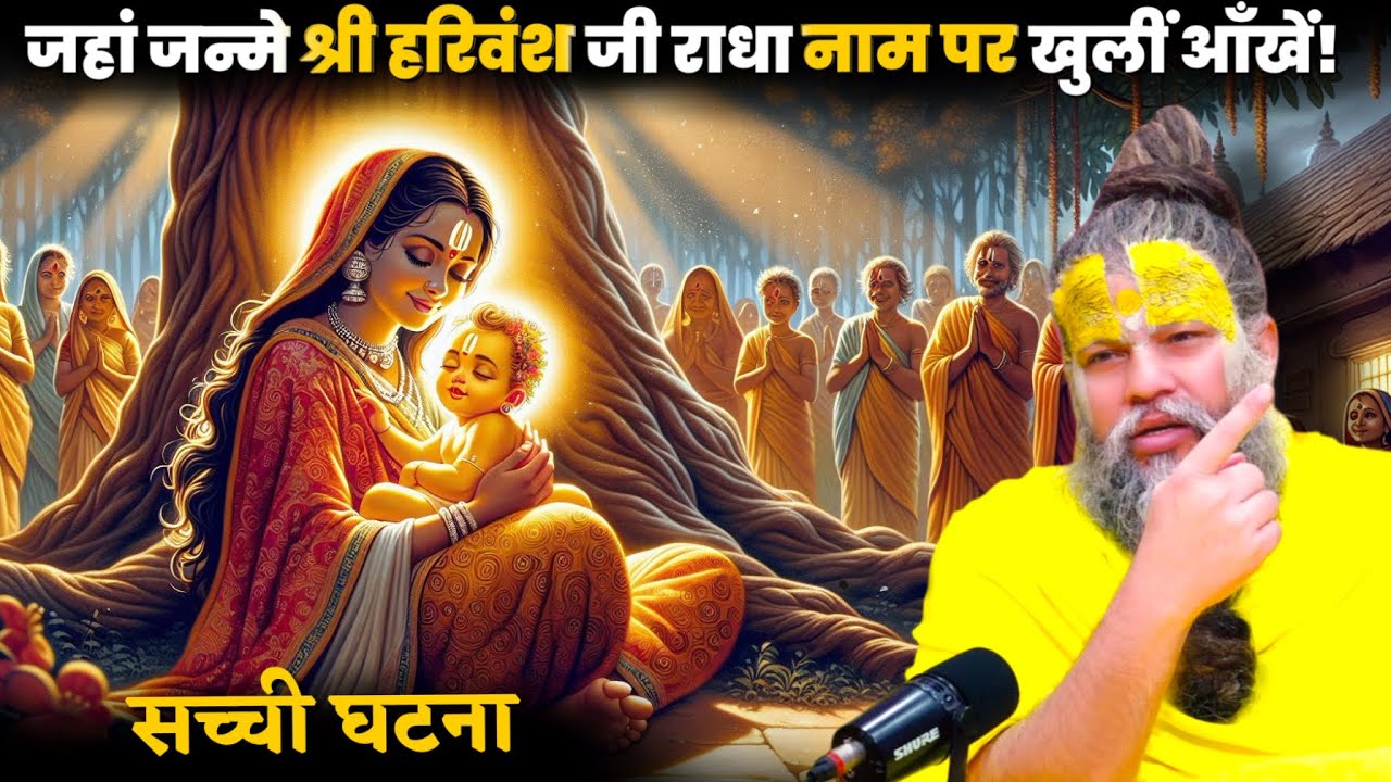 भाग( 2 ) जन्मे श्री हरिवंश महाप्रभु जहां राधा नाम लेते ही खुलीं आँखें! Shri Hit Premanand Maharajj