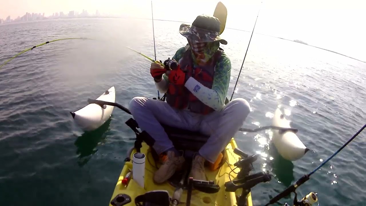 Sougayilang medium duty fishing rod under testتجربت عود صيد من  تيمو