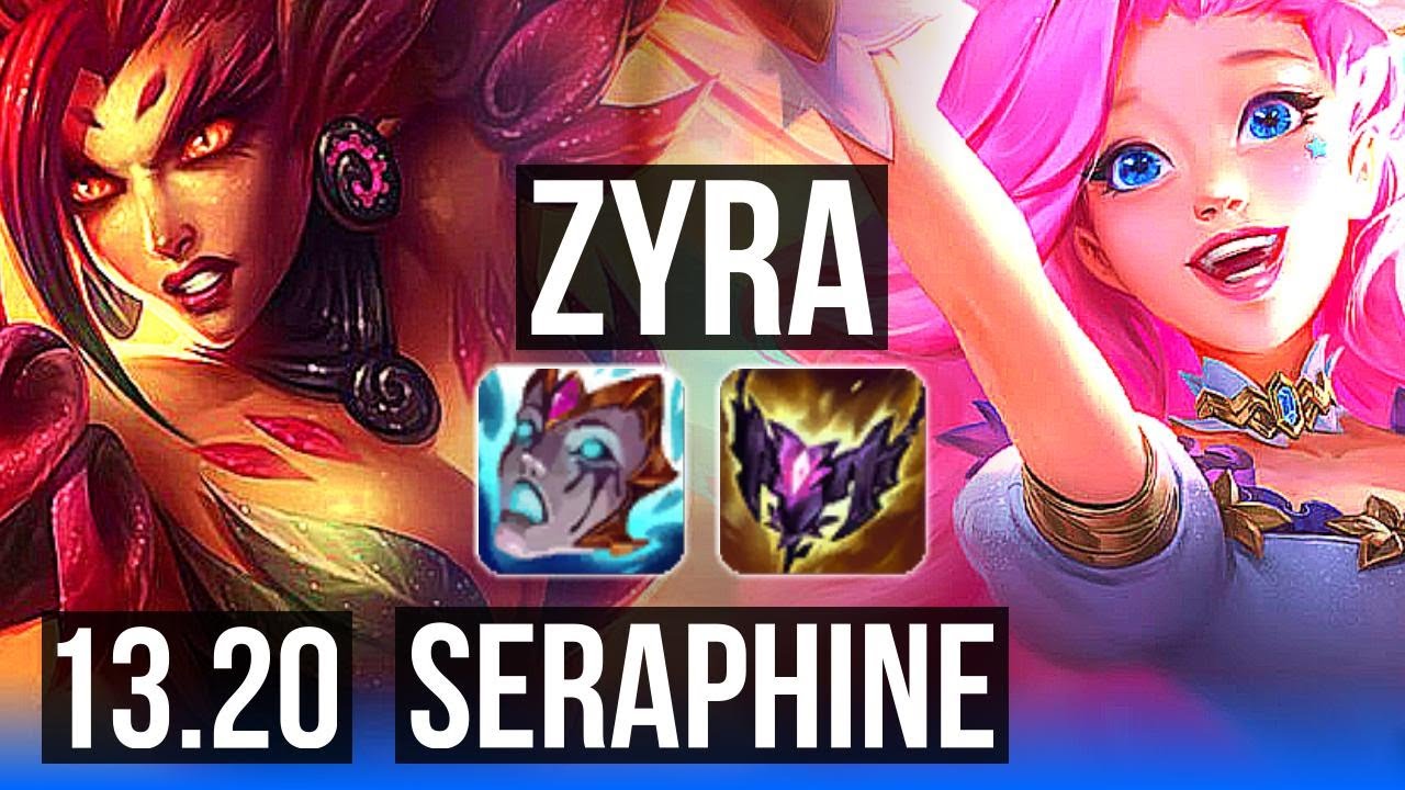 ZYRA vs SERAPHINE (MID) | 5/1/8, 900+ games | NA Diamond | 13.20