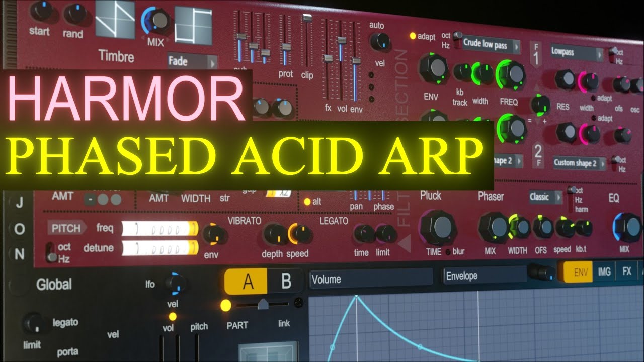 Harmor Phased Acid Arp | FL Studio Tutorial
