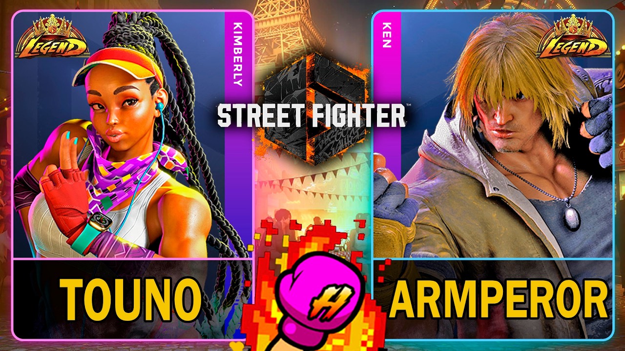 SF6 Туно (КИМБЕРЛИ) VS Armperor (КЕН)🥊Street Fighter 6🥊ス6🥊4K 60 лет