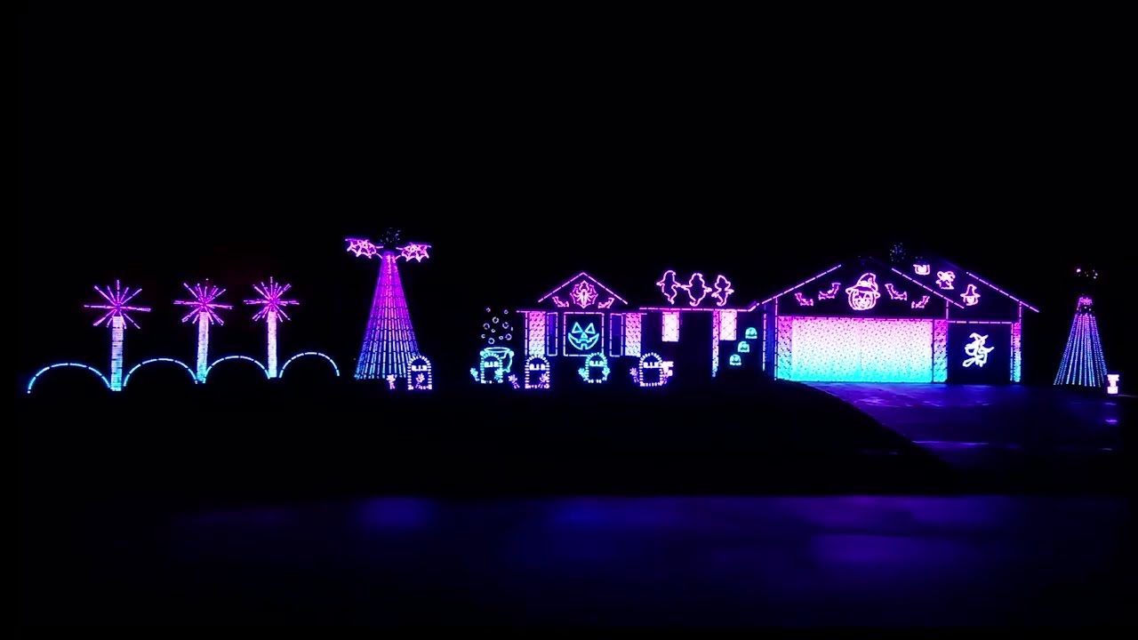 Lights On Fresno Street Halloween 2025