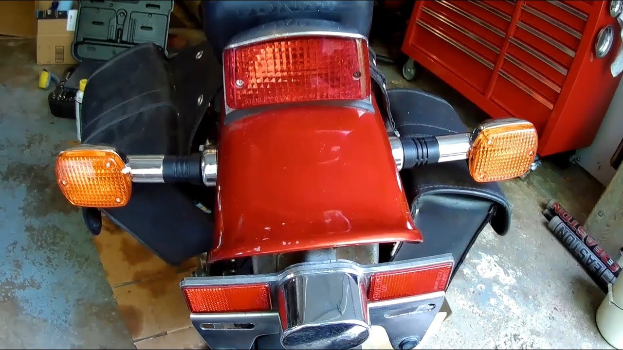 Installing rear turn signals on a 1986 Honda Rebel 250