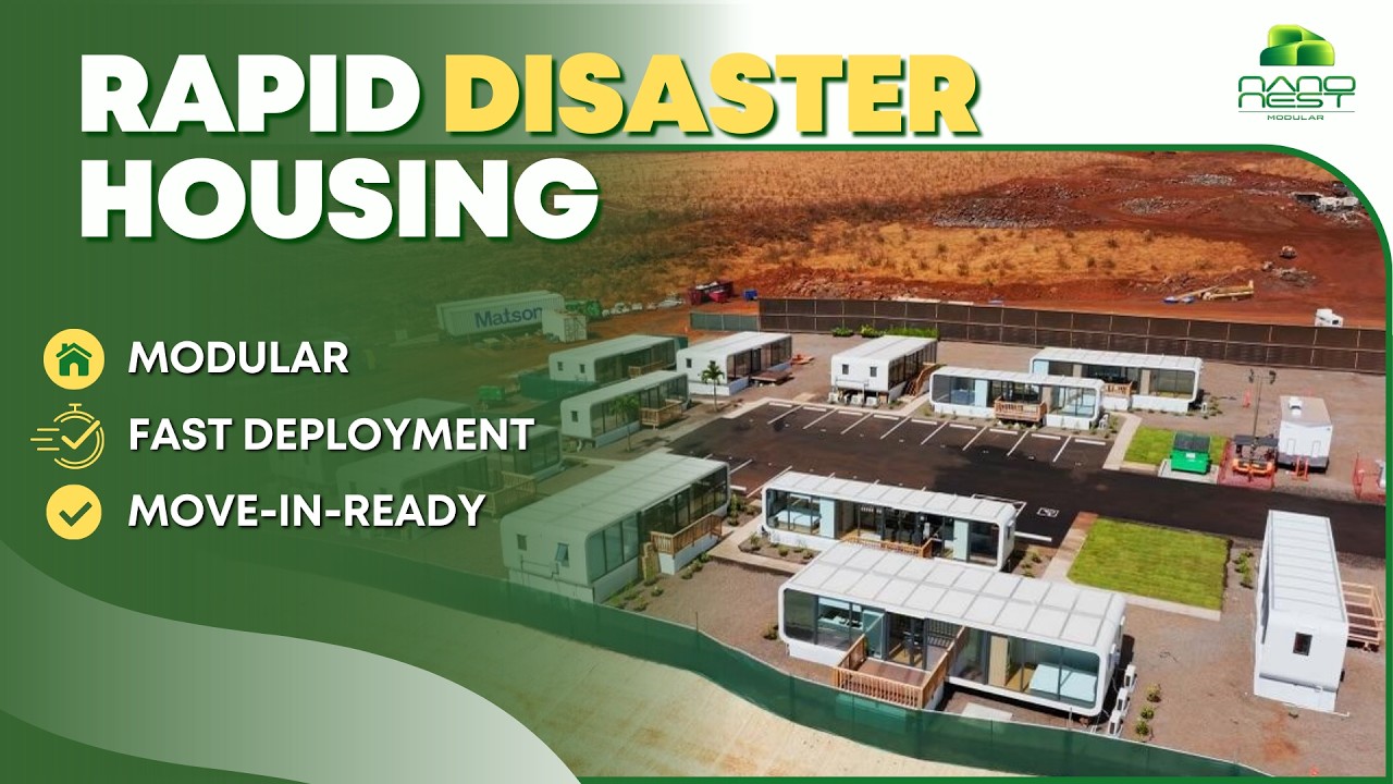 Rapid Modular Housing for Disaster Relief | NanoNest Modular Homes
