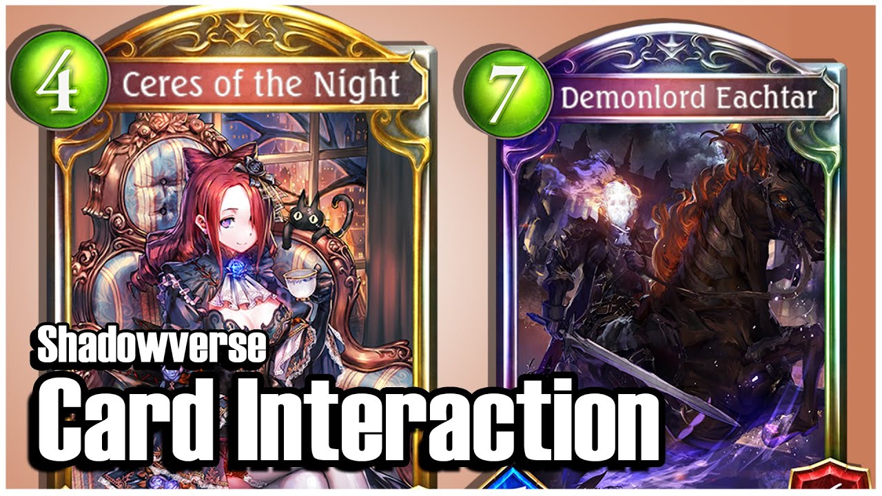 Shadowverse Card Special Interaction - Rise of Bahamut, Tempest of the God, Starforged Legend etc