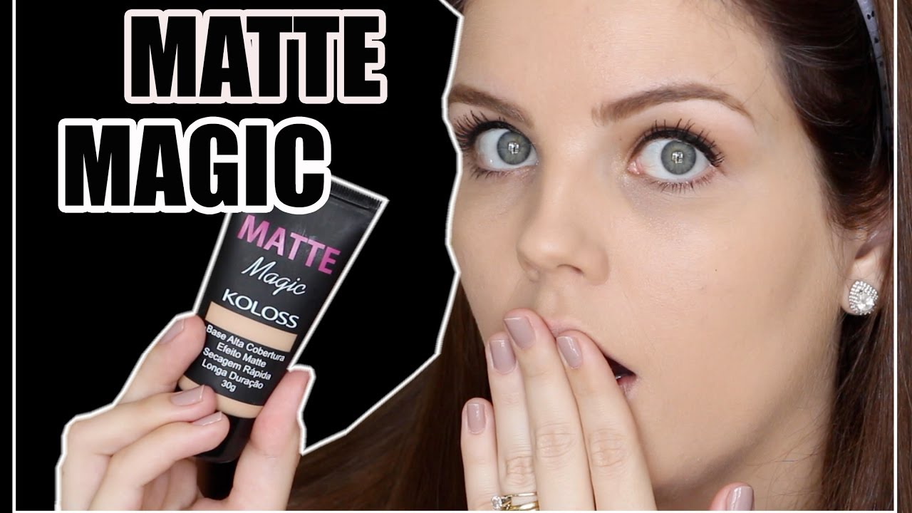 Base Matte Magic da Koloss - TESTANDO | #zonatensa