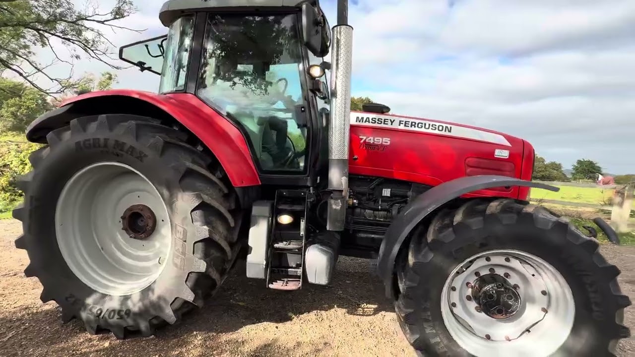 Massey Ferguson 7495 dyna vt cheap 50k tractor 