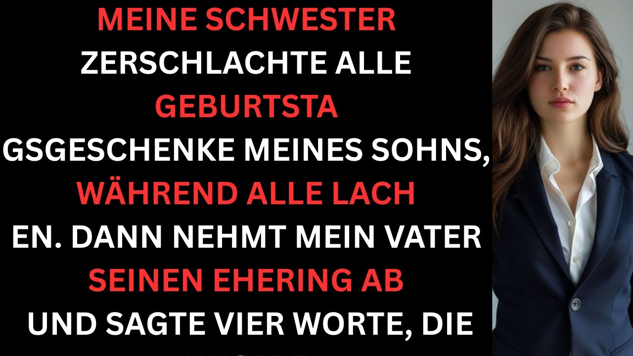 Meine Schwester zerstörte die Geschenke meines Sohnes — dann griff mein Vater ein