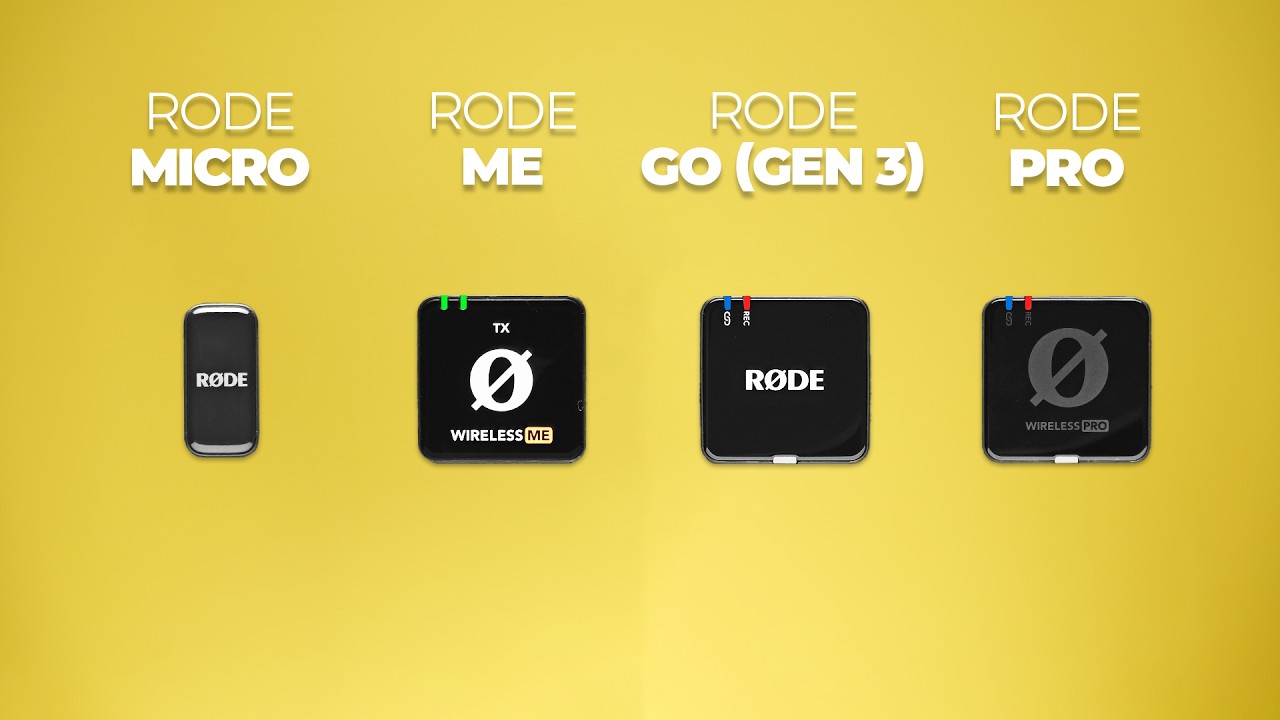 RODE Wireless GO3 vs PRO vs ME vs MICRO! Which is Right for YOU?