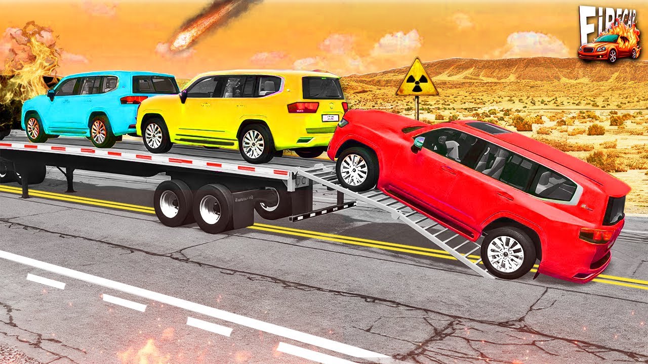 Big Cargo Truck VS Speed Bumps – Heavy Impact Physics Test – BeamNG Drive Ep.8 🏁