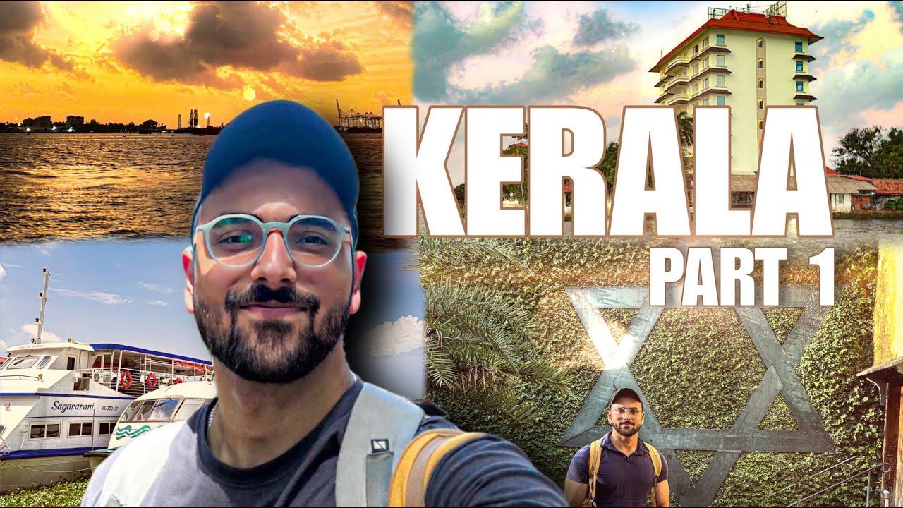 Kerala Vlog Part 1 | Fort Kochi, Jew Town, Chinese Fishing Nets & Water Metro