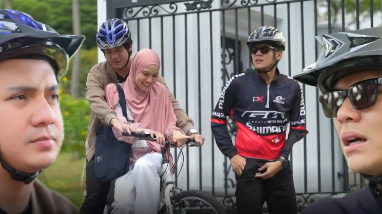 EMRAN EMOSI FATHAN BONCENG KHANZA NAIK SEPEDA - ISTIQOMAH CINTA HARI INI EPISODE 40