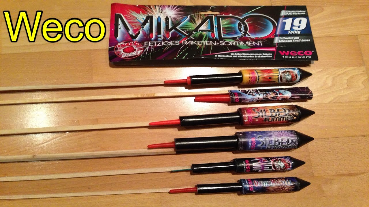 Weco | Mikado Raketensortiment | Für 8,88€ ausm Zimmermann