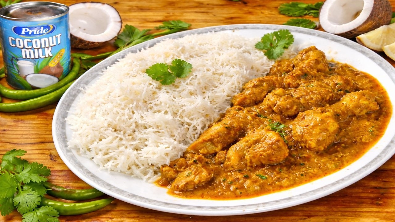 ఒకసారి ఇలా ట్రై చేయండి! కొబ్బరి అన్నం & కోడి కూర రుచి మర్చిపోలేరు 🔥 | Spice Food InTelugu