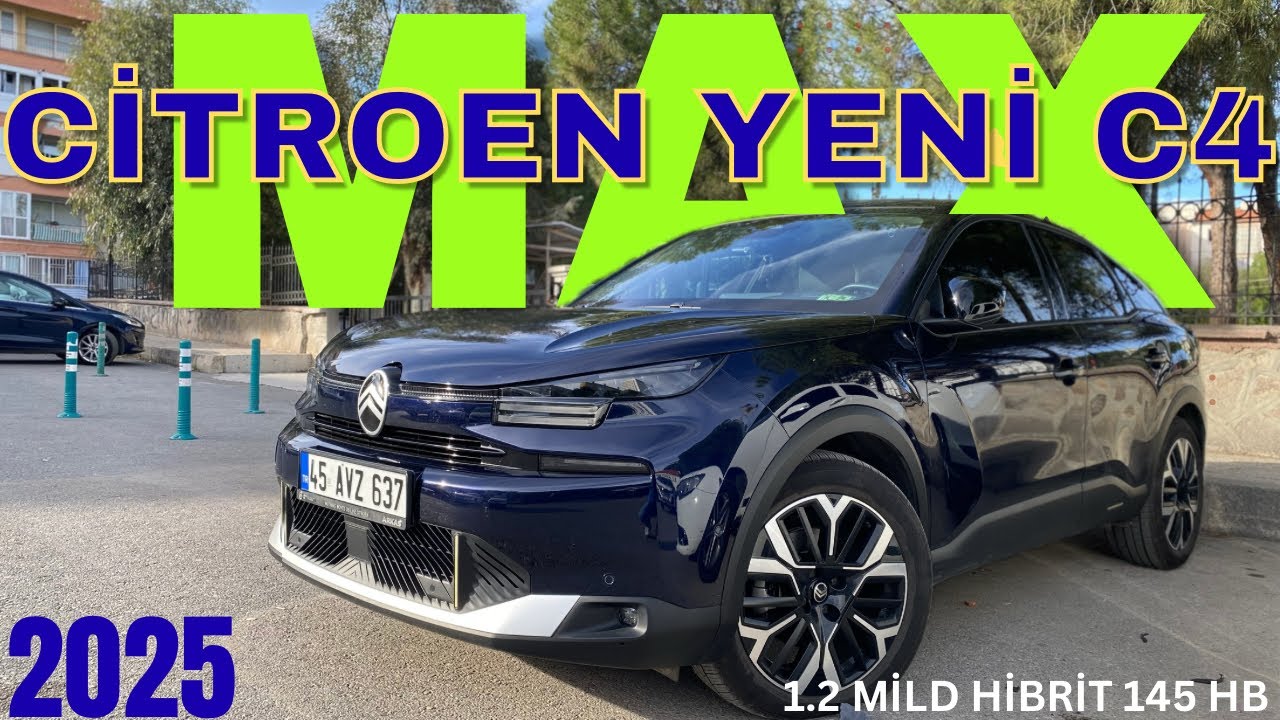 Ful Dolu Citroen C4 Max Mhev 145 HP E-DCS6 2025 - Makyajlı Yeni C4 Hibrit -Detaylı İnceleme #citroen
