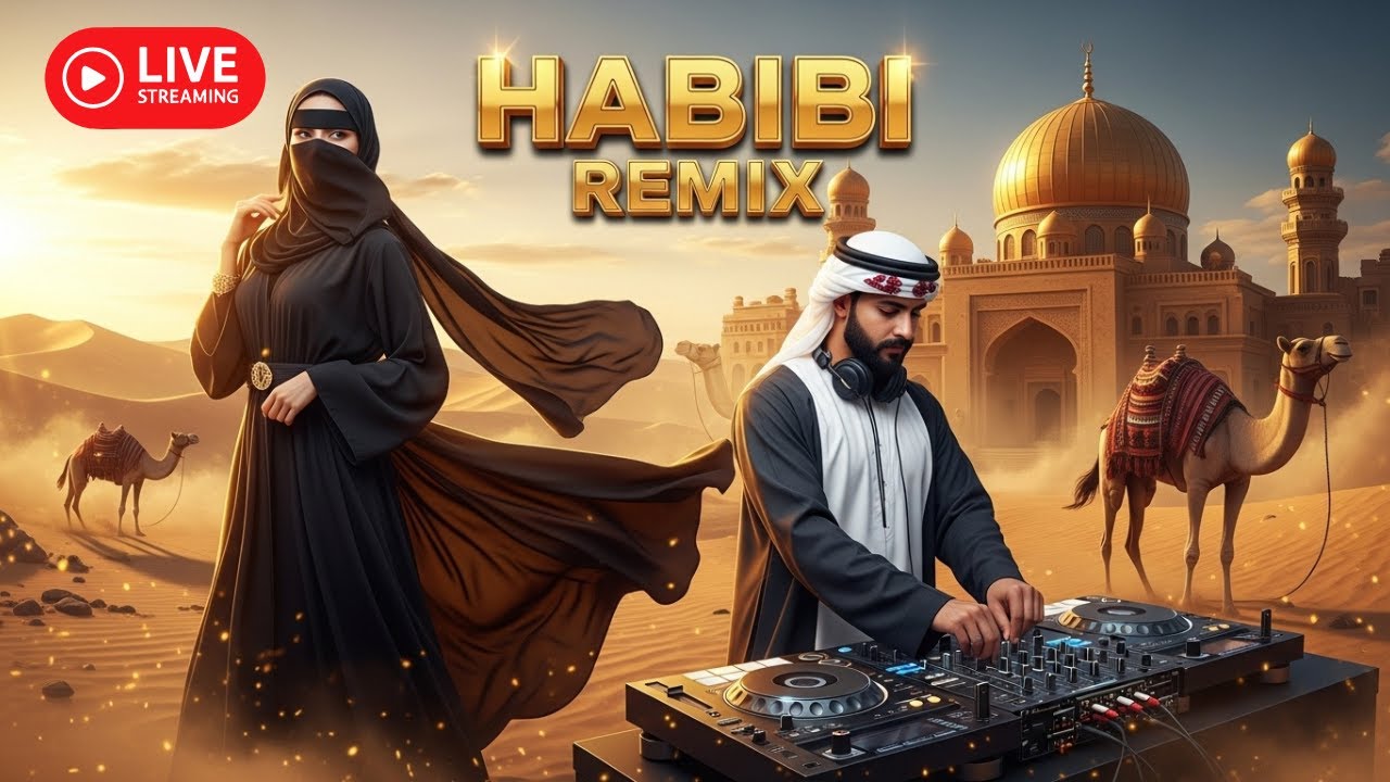 Habibi Remix Desert Rave 🏜️ | Arabic EDM & Techno Journey