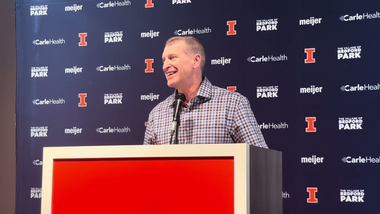 Illini defensive coordinator Bobby Hauck introductory press conference 