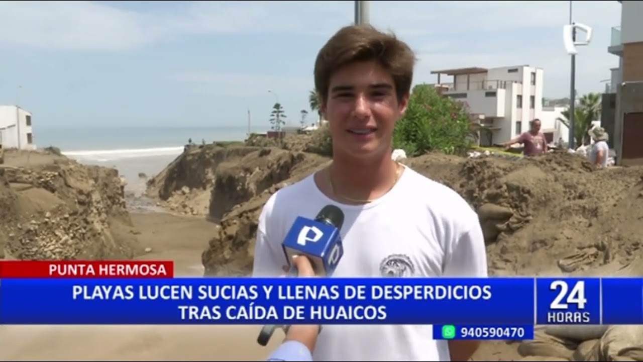 Ciclón Yaku: Playas del sur lucen llenas de desperdicios tras pase de huaicos