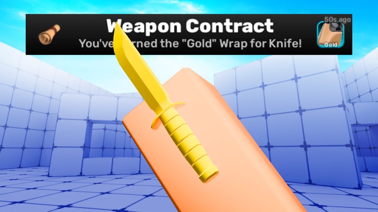 I Unlocked The GOLD KNIFE (Roblox Rivals)