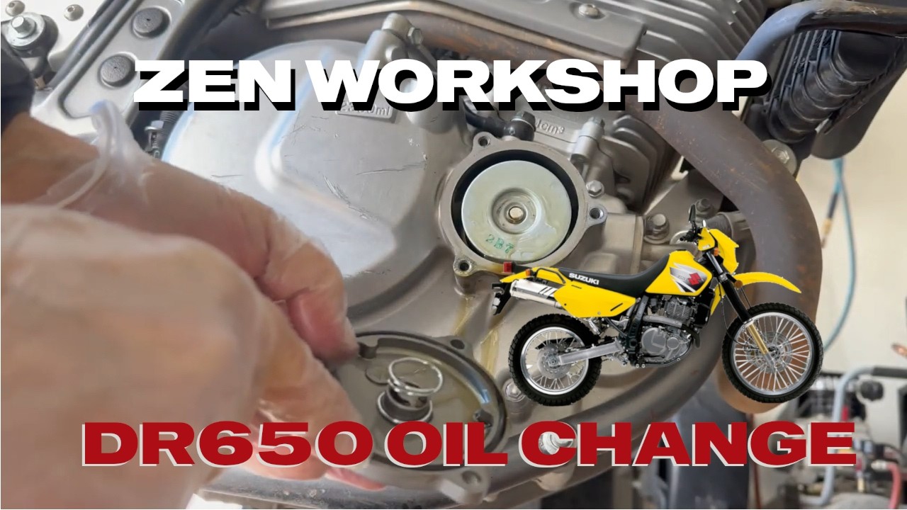 The Best DR650 Oil Change Video