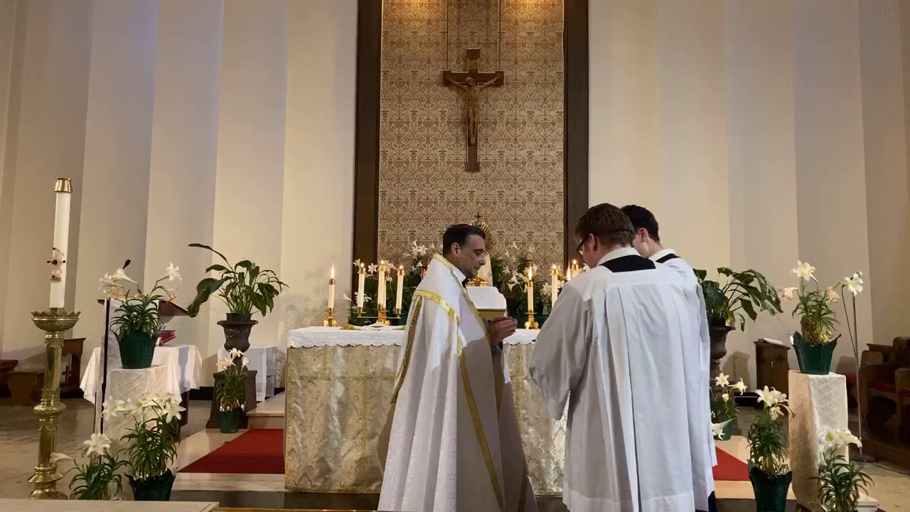 Exposition and Benediction of the Blessed Sacrament 4-26-2020