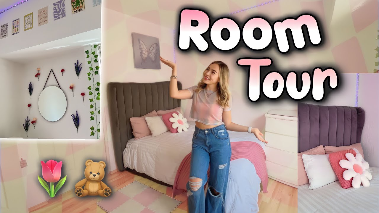 TOUR POR MI CUARTO🤍*aesthethic*✨🎀🌸- Evelyn Rangel